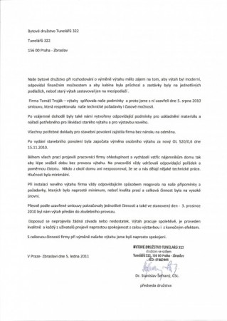 reference BD Tunelářů 322